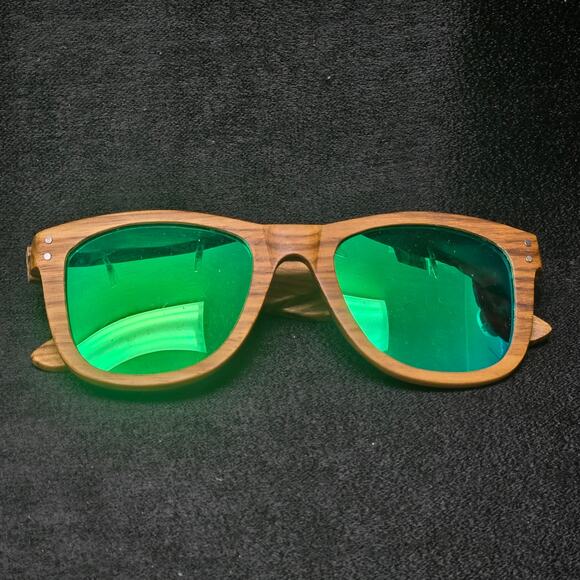 Limited Edition Lifestyle Apparel Polarized Wood Sunglasses Wooden Frame Glasses - Picture 1 of 11